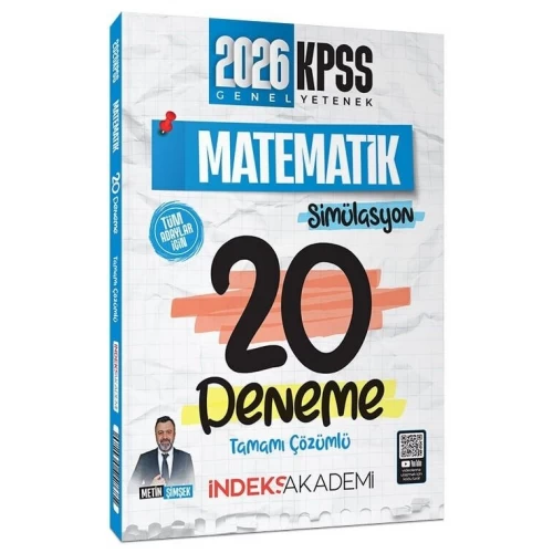 İndeks Akademi 2026 KPSS Matematik Simülasyon Çözümlü 20 Deneme İndeks Akademi 2026 KPSS Matematik Simülasyon Çözümlü 20 Deneme