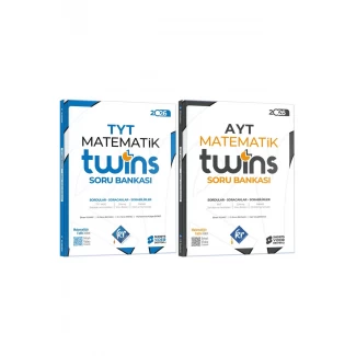 TYT - AYT Twins Matematik Soru Bankası Seti KR Akademi Yayınları TYT - AYT Twins Matematik Soru Bankası Seti KR Akademi Yayınları