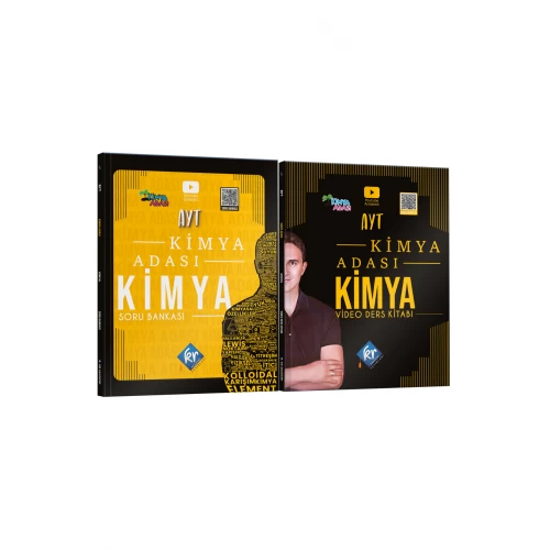 Kimya Adası AYT Kimya Soru Bankası ve Video Ders Kitabı Seti Kimya Adası AYT Kimya Soru Bankası ve Video Ders Kitabı Seti