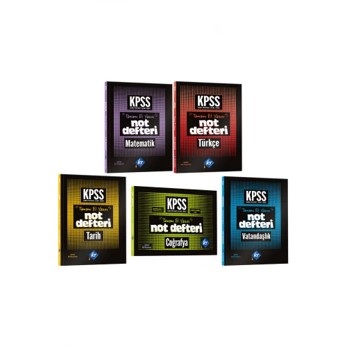2026 Lise Ön Lisans KPSS Genel Yetenek Genel Kültür Konu Anlatımlı Not Defteri Seti KR Akademi Yayınları 2026 Lise Ön Lisans KPSS Genel Yetenek Genel Kültür Konu Anlatımlı Not Defteri Seti KR Akademi Yayınları